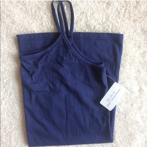 NWT CJ Banks Navy Blue Tank Top - X/14W